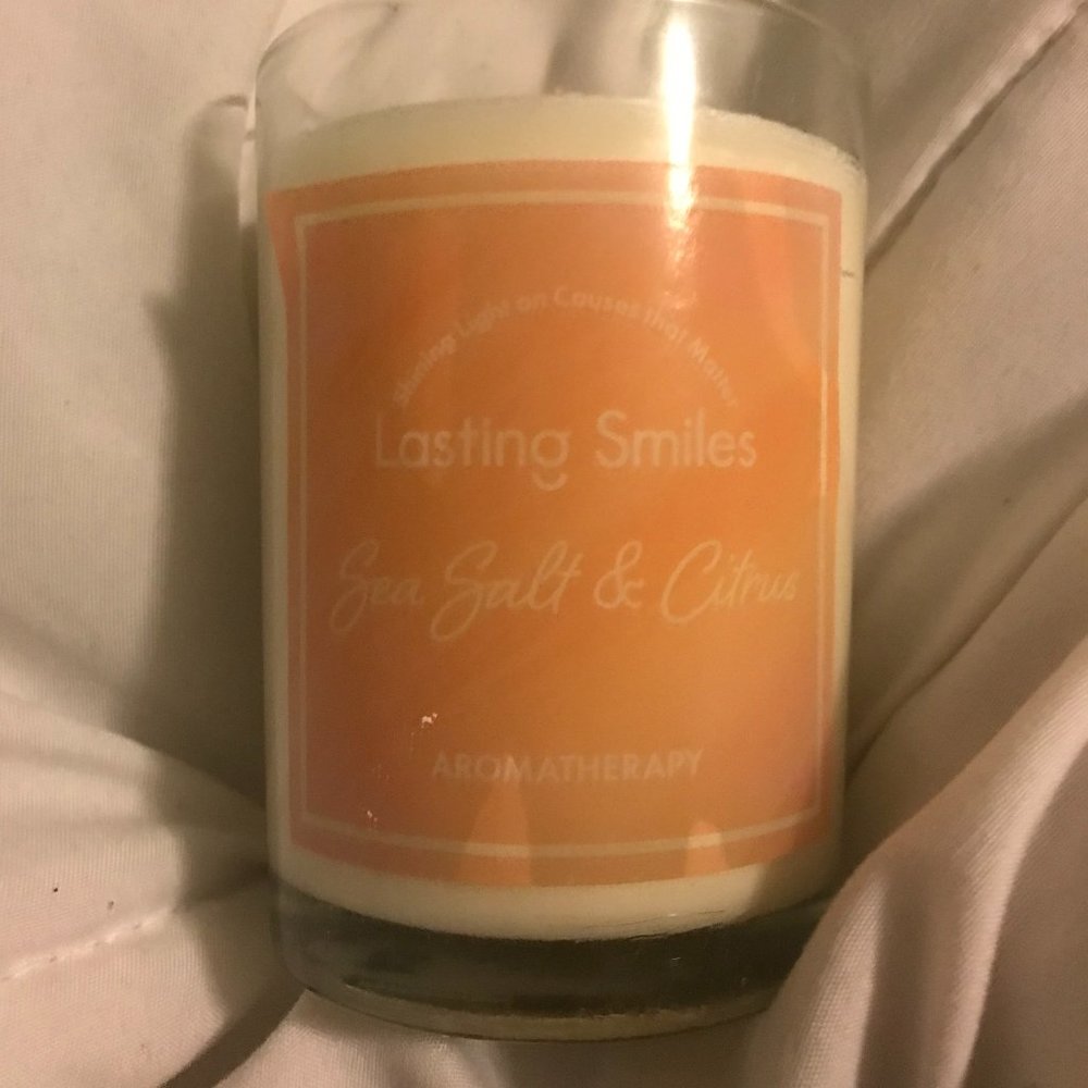 Sea salt and Citrus Candle
